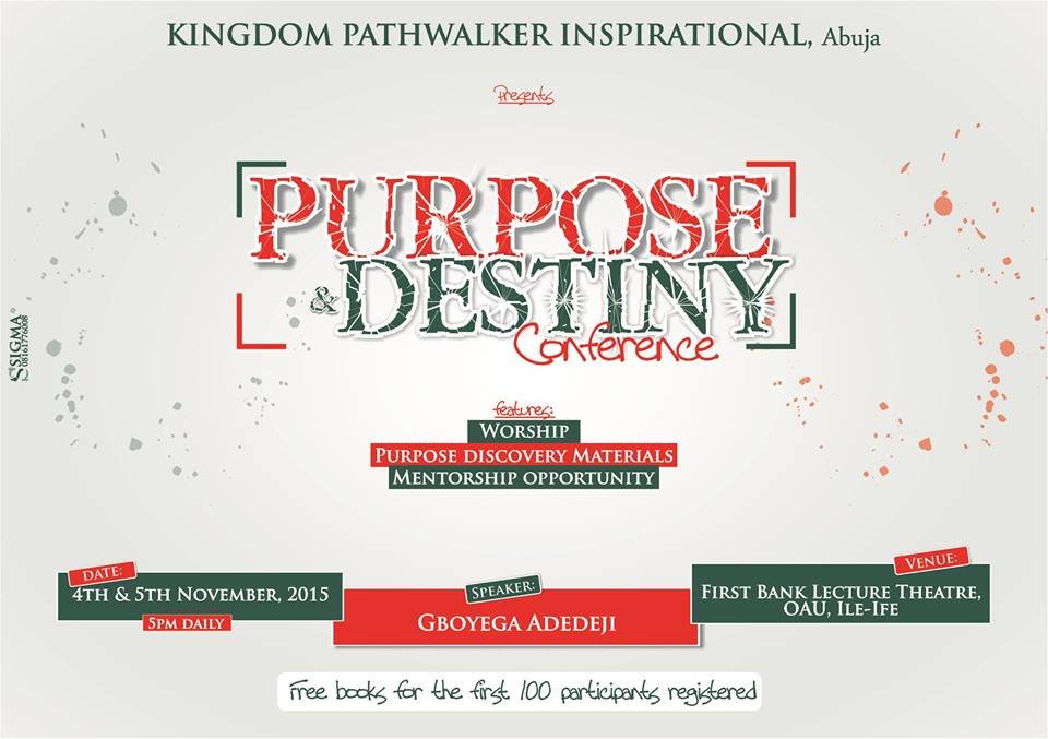 Purpose and Destiny Conference